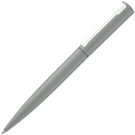 Ручка шариковая автоматическая "Brush Gum" серый/серебристый