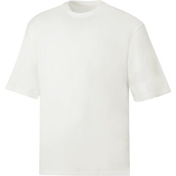 Футболка оверсайз "Berlin" 180, унисекс, XL-2XL, молочный