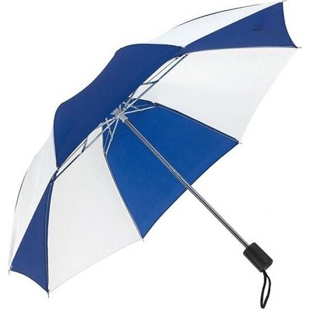 Зонт складной "Regular" синий/белый