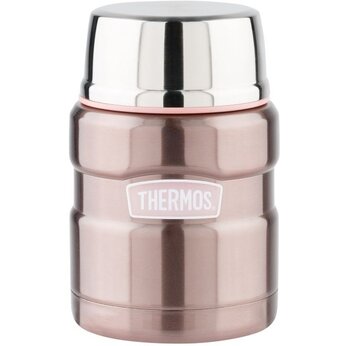 Термос для еды "Thermos SK3000" с ложкой, розовый