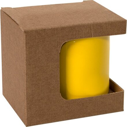Коробка для кружки подарочная "21044" коричневый