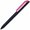Ручка шариковая автоматическая "Flow Pure GOM K" софт-тач, черный/розовый