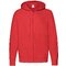 Толстовка мужская "Lightweight Hooded Sweat Jacket" 240, XL, с капюшоном, красный