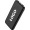Зарядное устройство  Power Bank "Kugo" с подсветкой гравировки, 10000 mAh, черный
