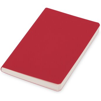 Блокнот "Softy 2.0", гибкая обложка A6, 80 листов, красный, размер А6