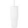 Термостакан с силиконовой трубочкой "Brady",  Белый