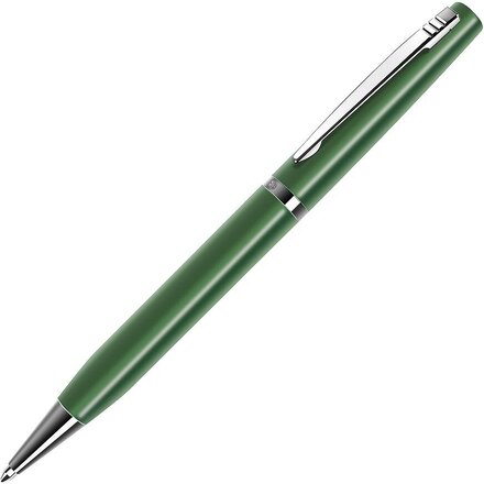 Ручка шариковая автоматическая "Elite" зеленый/серебристый