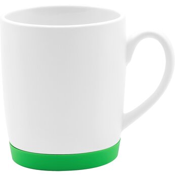 Кружка "Make Me To Go" с манжетой, белый/зеленый
