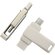 Карта памяти USB Flash 3.0 32 Gb СК-046 TypeA/TypeC Dual, серебристый