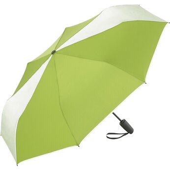 Зонт складной 5477 ColorReflex со светоотражающими клиньями, полуавтомат, лайм