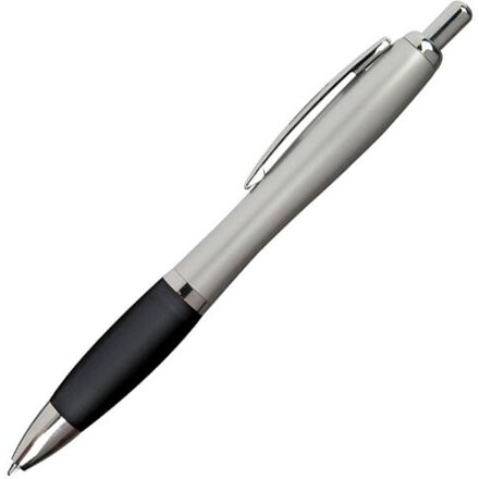 Ручка шариковая автоматическая "St.Peterburg" серебристый/черный
