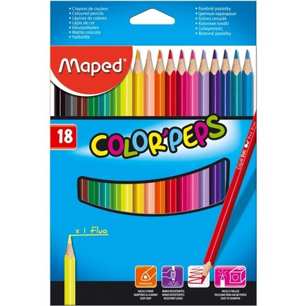 Набор цветных карандашей "Color Peps" 18 штук