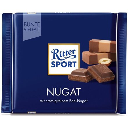 Шоколад молочный "Ritter Sport" 250 г, с пралиновой начинкой