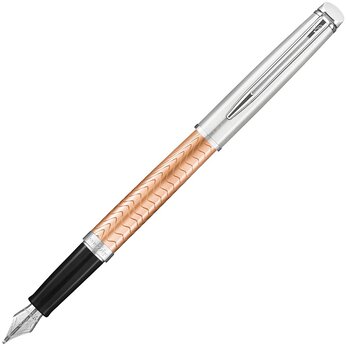 Перьевая ручка Waterman Hemisphere Deluxe, бежевый/розовый/серебристый