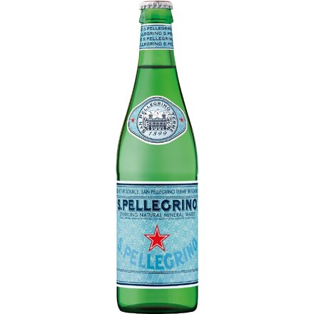 Вода минеральная "S.Pellegrino" газированная 0,5 л.