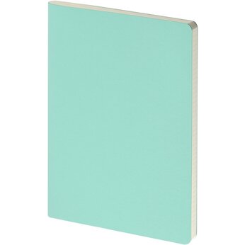Бизнес тетрадь А5 "Megapolis flex" 60 л. soft touch клетка, зефирный мятный, размер A5