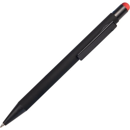 Ручка шариковая автоматическая "Factor Black", черный/красный