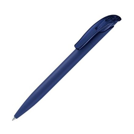 Ручка шариковая автоматическая "Challenger Soft Touch" темно-синий