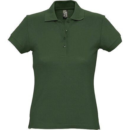 Рубашка-поло женская "Passion" 170, XL, зеленый гольф