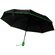 Зонт складной "Line" черный/зеленый