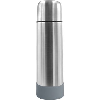 Термос "Picnic Silver To Go" с манжетой, серебристый/серый
