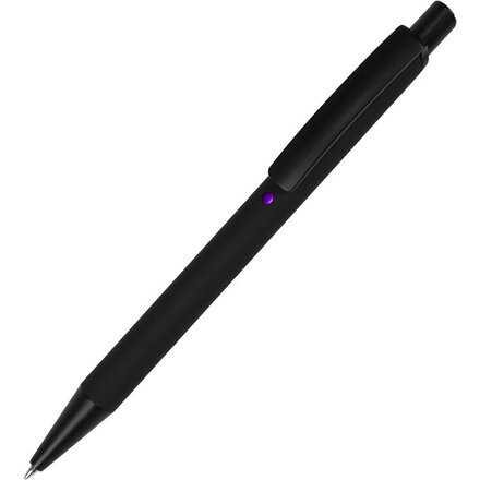 Ручка шариковая автоматическая "Enigma" черный/фиолетовый