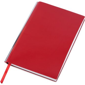 Блокнот А5 "Scribe", гибкая обложка, 96 листов 80 гр/м2, красный