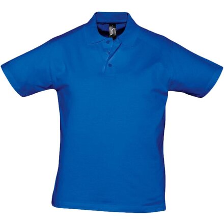 Рубашка-поло "Prescott Men" 170, M, ярко-синий