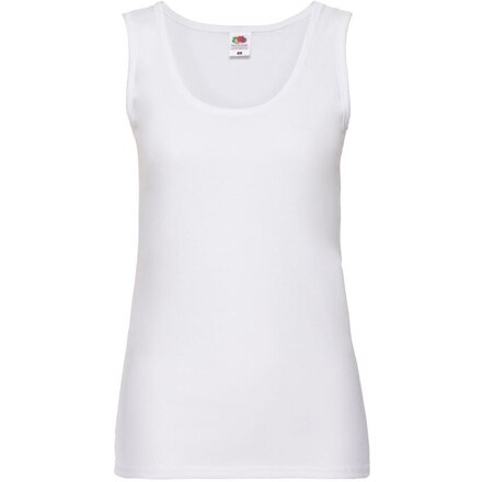 Майка женская "Lady Fit Valueweight Vest" 160, XL, белый