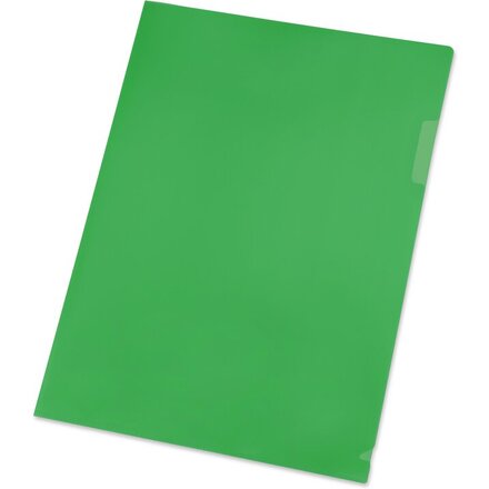 Папка-уголок "19102" зеленый матовый