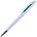 Ручка шариковая автоматическая "Justany" белый/зеленый