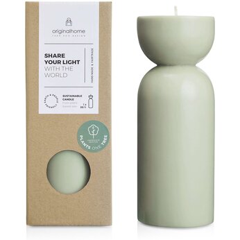 Originalhome органическая свеча - средняя - Зеленый яркий
