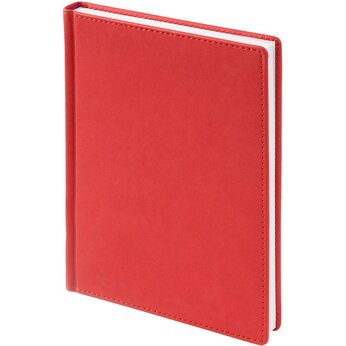 Ежедневник датированный A5 "Velvet", красный 2026