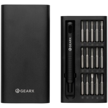 Набор отверток 31 шт "Gear X", черный