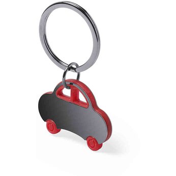 Брелок "Rader" серебристый/красный