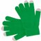 Перчатки для сенсорного экрана "Actium" зеленый