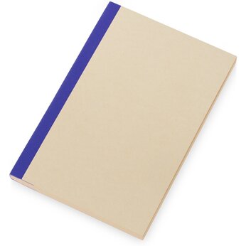 Блокнот "Adiantum" А5, бежевый/синий