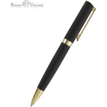 Ручка шариковая автоматическая "Milano", черный/золотистый