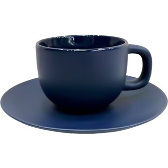 Чашка с блюдцем "Frozen" синий