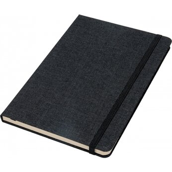 Блокнот А5 "Algiers" на резинке, черный