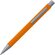 Ручка шариковая автоматическая "Abu Dhabi" софт-тач, оранжевый/серебристый