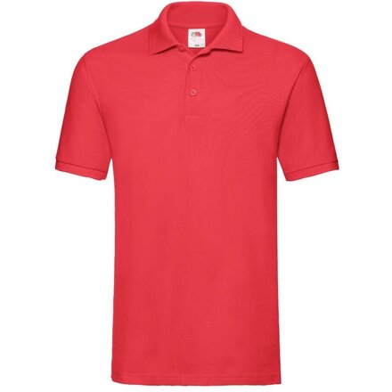 Рубашка-поло мужская "Premium Polo" 180, L, красный