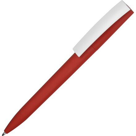 Ручка шариковая автоматическая "Zorro" красный/белый