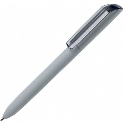 Ручка шариковая автоматическая "Flow Pure GOM 30" софт-тач, светло-серый