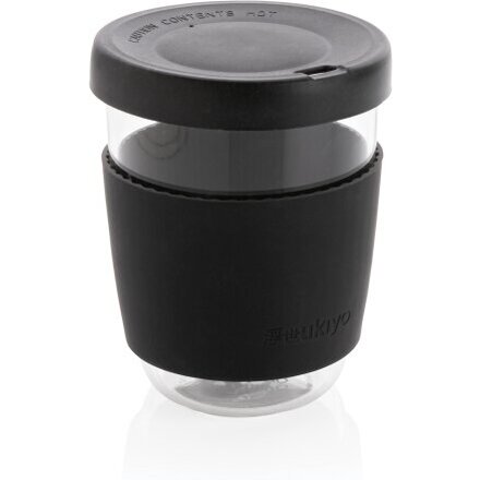 Стакан "Ukiyo" с крышкой и держателем, черный