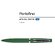 Ручка шариковая автоматическая "Portofino" зеленый/серебристый