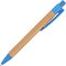 Шариковая ручка STOA с бамбуковым корпусом, голубой