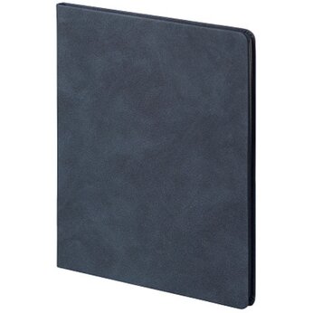 Ежедневник недатированный "Urban Suede", темно-синий, срез темно-синий