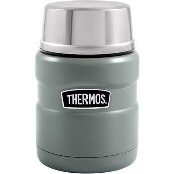Термос для еды "Thermos SK3000" с ложкой, зеленый