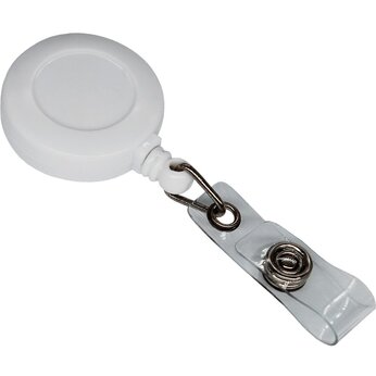 Держатель-ретрактор для бэджа "4hand", белый